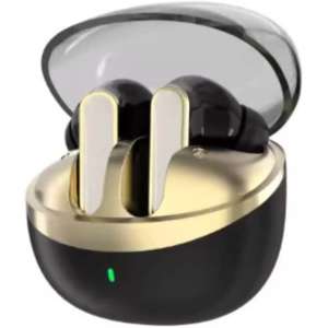 zelzo ANC with 60 Hours Music, ANC, GAMING mode, Low Latency Earbuds TWS Bluetooth Bluetooth Headset (Black, Gold) 1